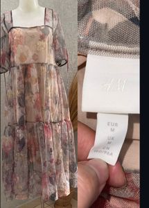 H&M Beautiful  Floral Tiered Dress -