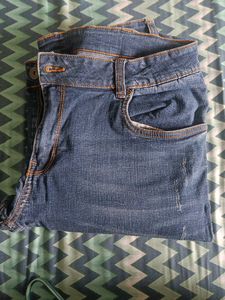 Women Bare Denim