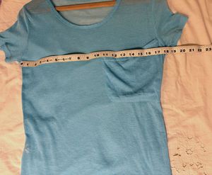 Beautiful Teal Pocket Tee