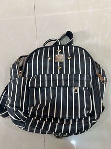 Striped Backpack