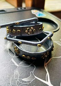 Silk Thread Bangles - Set of 4