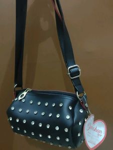 Stylish Black Crossbody Bag