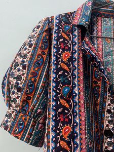 Indie printed Crop Top Shirt