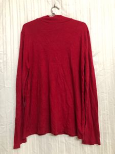 White Stag Cotton Red Long Sleeve T Shirt