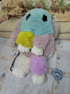 Fuzzy Bunny Plush Bag