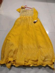 Yellow gown
