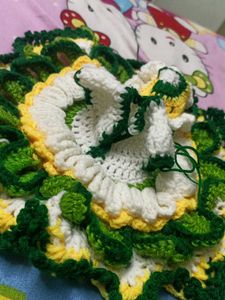 Handmade crochet kahna Ji dress