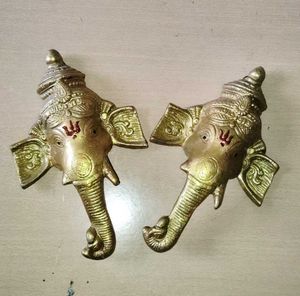 Metal Ganpti Showpieces For decore 🤗