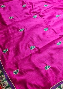 Elegant Pink Saree
