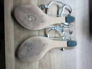 Silver Michael Kors Sandals