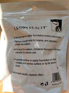 Lemon Beauty Makeup Sponges