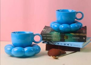 Blue Cloud CUP AND SAUCER SET(1 Set)