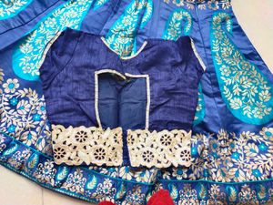 Peacock Colour Lahanga