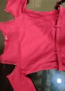 Red Long Gown(Size&#34;XS&#34;)