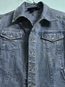 Denim Jacket with Embellishments