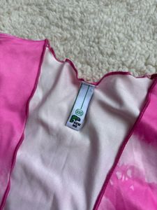 Pink Tie-Dye Dress