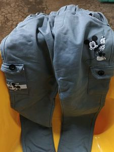 Boys Cotton Blend Trousers