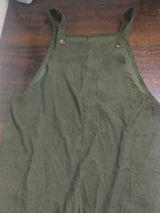 Green Cotton Dungaree