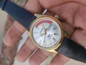 Citizen Automatic Vintage Watch Silver Colour Dial Japan Made Model No 8200 Working Condition Keep Accurate Time
