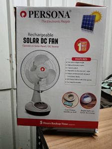 New Persona Solar DC Fan