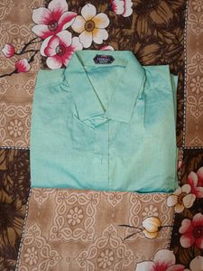 Cotton Green Shirt