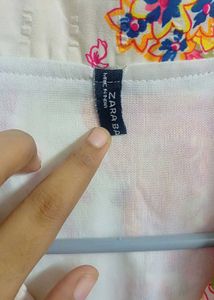 ZARA BASIC Floral Vest For Women
