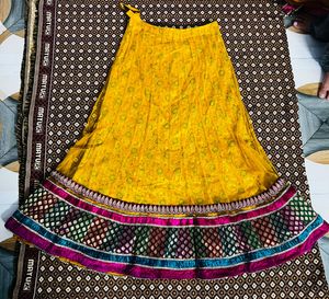 Yellow Lehenga Skirt