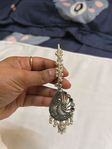 Ethnic Silver Safety Pin for Sarees