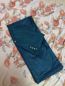 Teal Blue Salwar Kameez Set