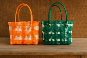 Hand Crafted Wire Bag - Set of 2