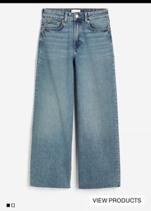 Wide Leg Denim Jeans