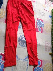 White Top With Red Pant