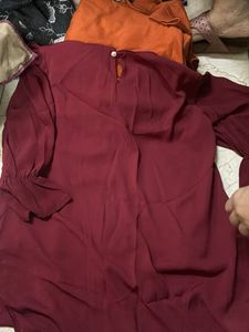 Elegant Maroon Top