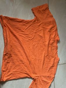 Pepe jeans Orange Top With Drawstring