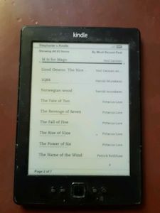 Amazon Kindle Without Backlight