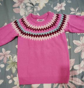 Pink Woolen Sweater