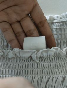 White ribbed Tank Top