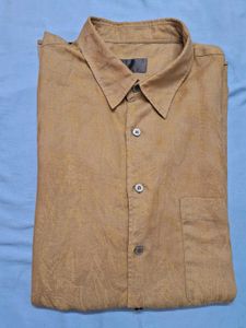 Textured Button-Down Shirt