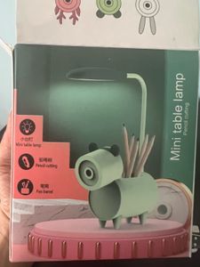Dog Table Lamp with Pen Holder