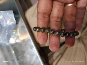 Pyrite Beaded Bracelet