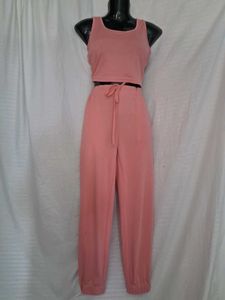 Pink Floral Midi Dress Combo
