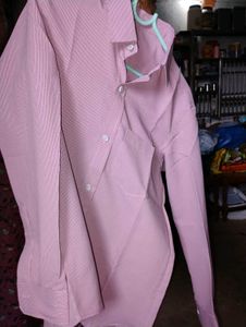 Pink Striped Shirt