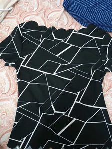 Geometric Print Top