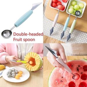 Melon Scooper And Hair Brush