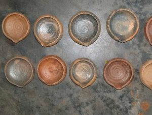 Mitti Diya 🪔 Handmade Clay Oil Lamps (Set of 10)