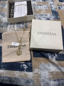 SWASHAA Initial M Necklace