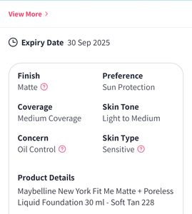 Maybelline New York Fit Me Matte + Poreless