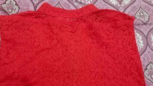 Red Colour Top For Women