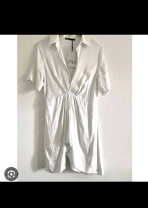 Zara White Mini Dress
