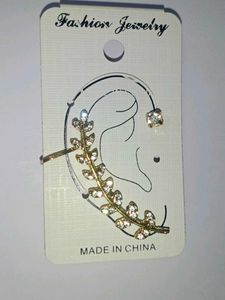 Leaf Ear Cuff.# Chinese Earring